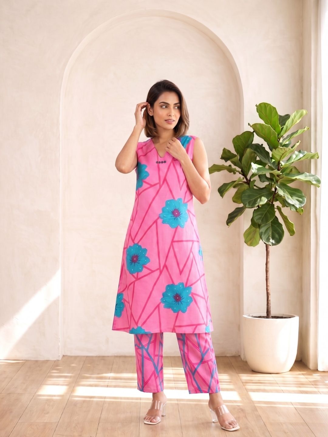 Colba Candy Cotton Co-ord Set