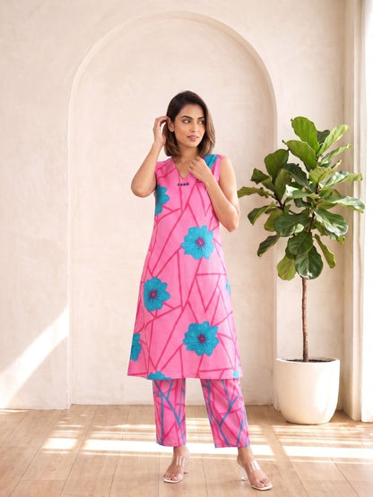 Colba Candy Cotton Co-ord Set