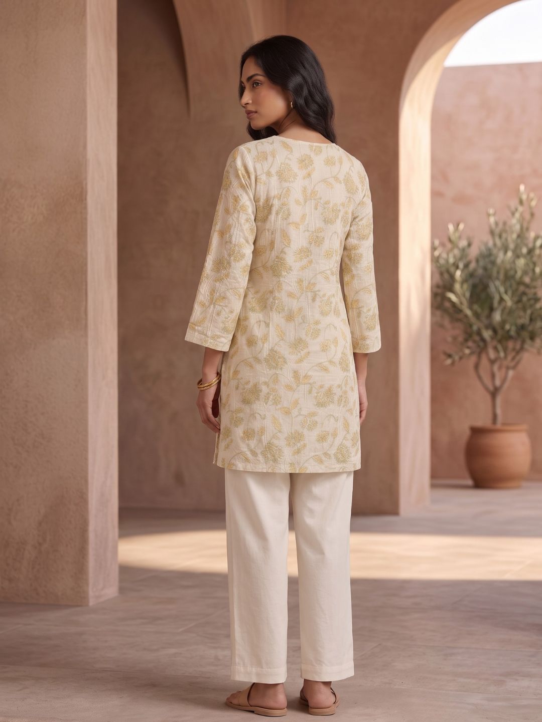Swades Dijon Cotton Co-Ord Set