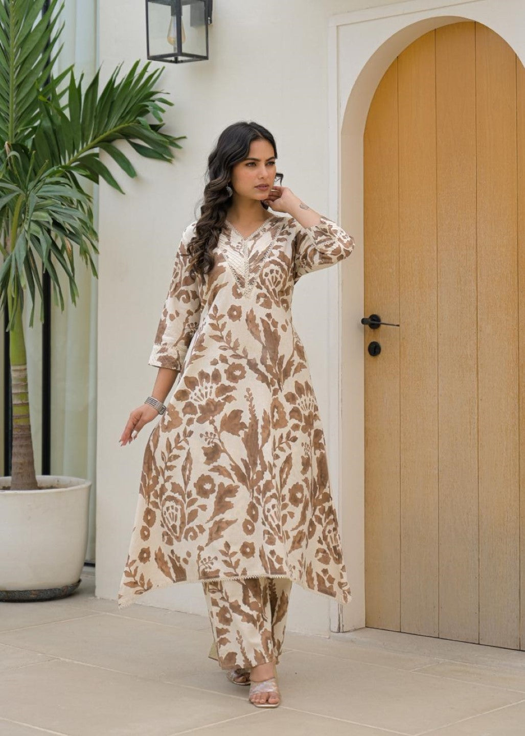 Mayri Tuscan printed co-ord set