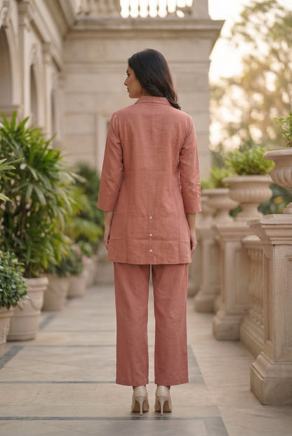 Sargi squash embroidery cotton co-ord set