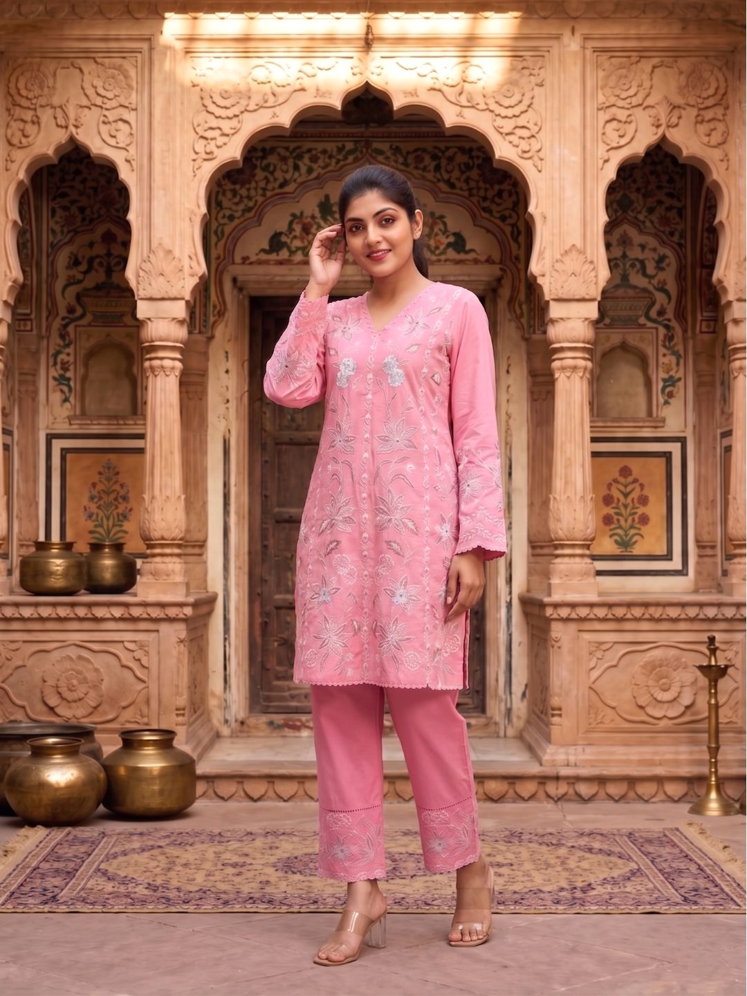 Ayat Punch Full Embroidery Lawn Co-ord Set