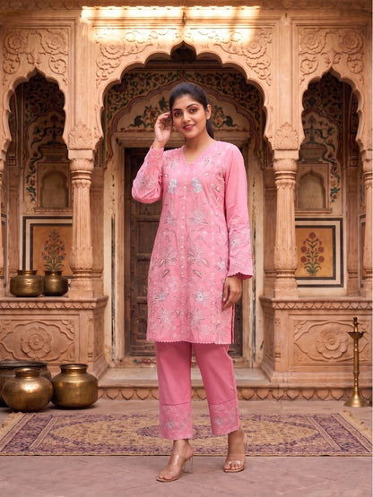 Ayat Punch Full Embroidery Lawn Co-ord Set