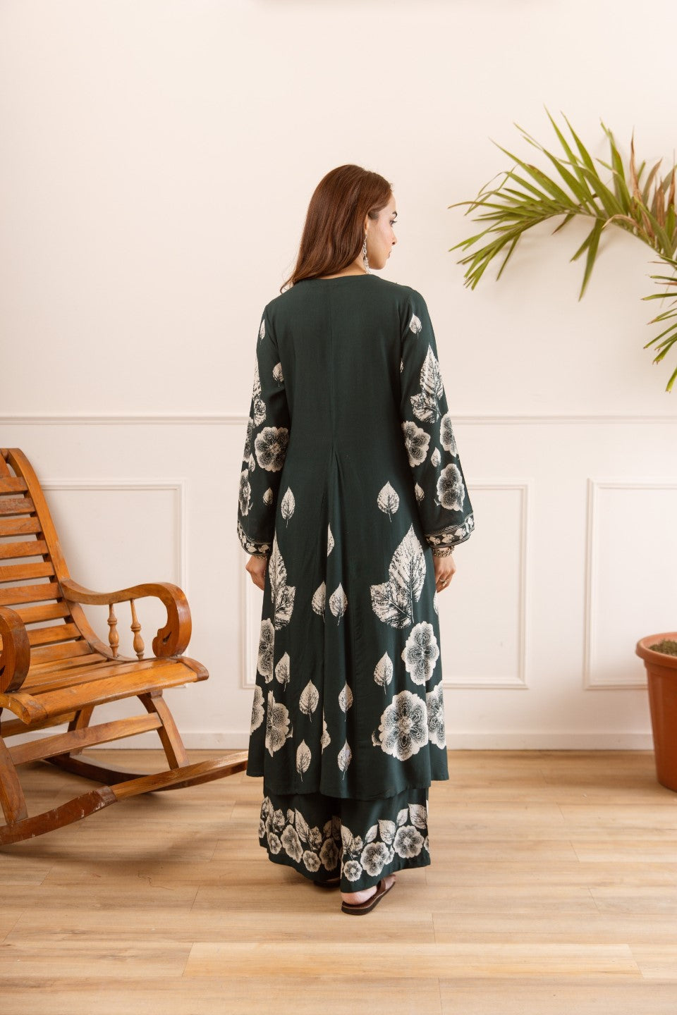 Karen pacific printed cotton kurta pant set