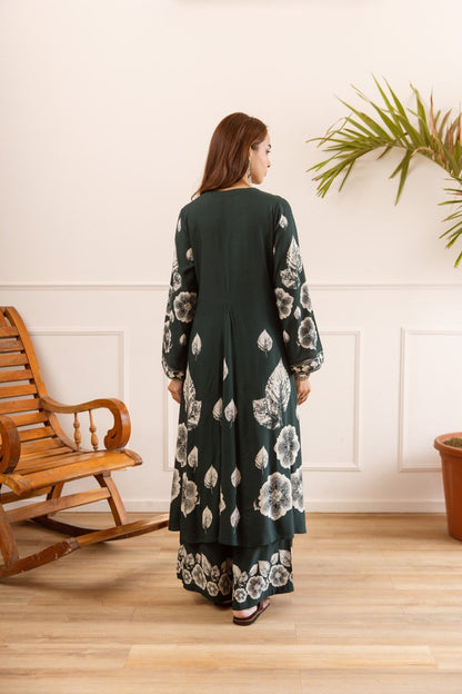 Karen pacific printed cotton kurta pant set