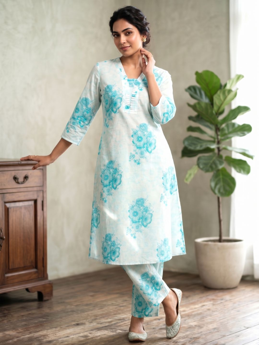 Vanya Turq Cotton Co-ord Set