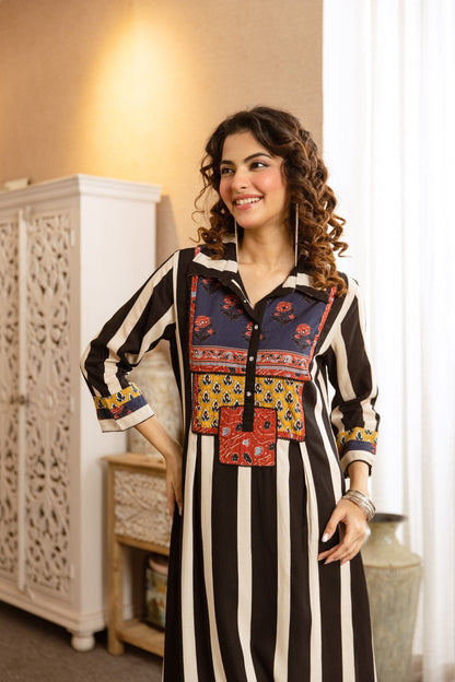 Karen lumin cotton kurta pant set