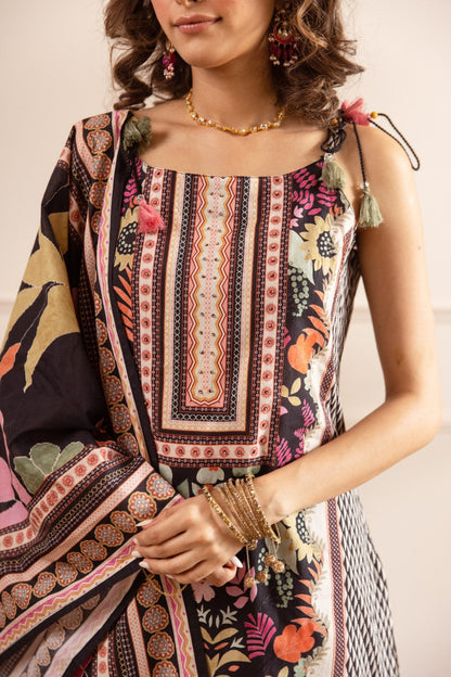 Karen Moonstone printed cotton suit set