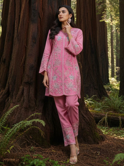 Ayat Punch Full Embroidery Lawn Co-ord Set