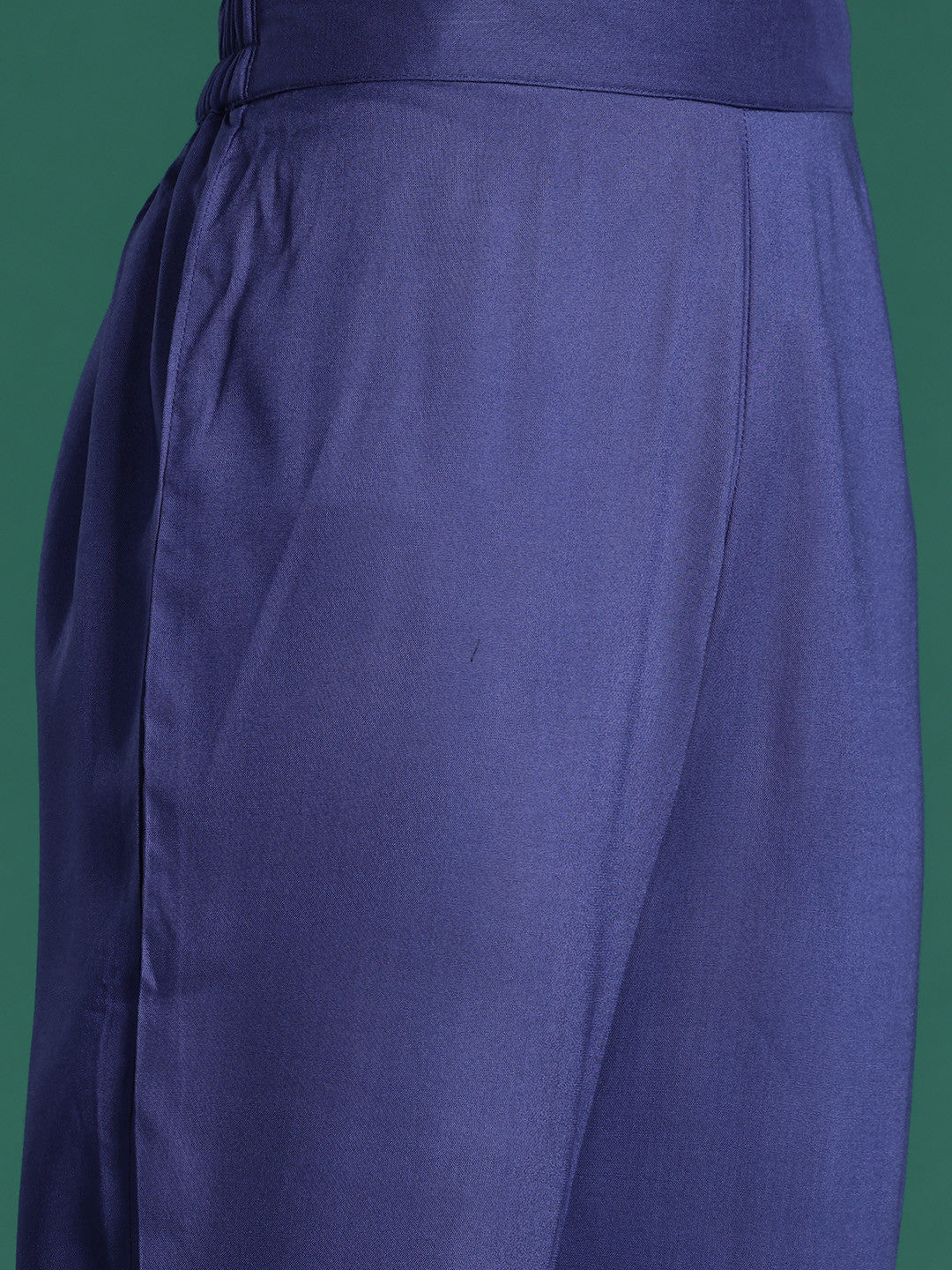 Gotta Patti Detail Empire Kurta Set With Striped Dupatta