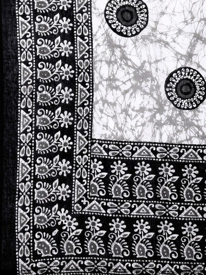 Dhiyona KL Ethnic Motifs Printed Gotta Patti Pure Cotton Kurta & Trousers With Dupatta