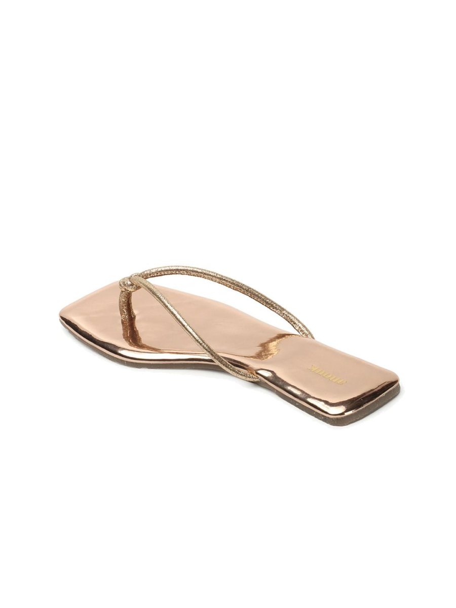 Dhiyona AK Textured Open Toe Flats