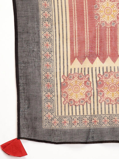 Women Regular Mirror Work Kurta with Trousers & With Dupatta