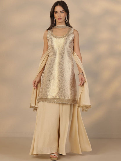 Dhiyona LL Women Regular Kurta with Palazzos & With Dupatta