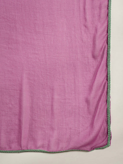 Floral Printed Straight Kurta Sets With Dupatta