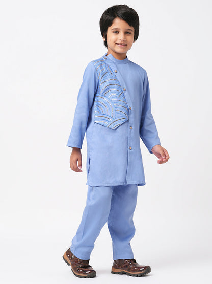 Bollywood Tadka Blue Kurta Pant set for Boys