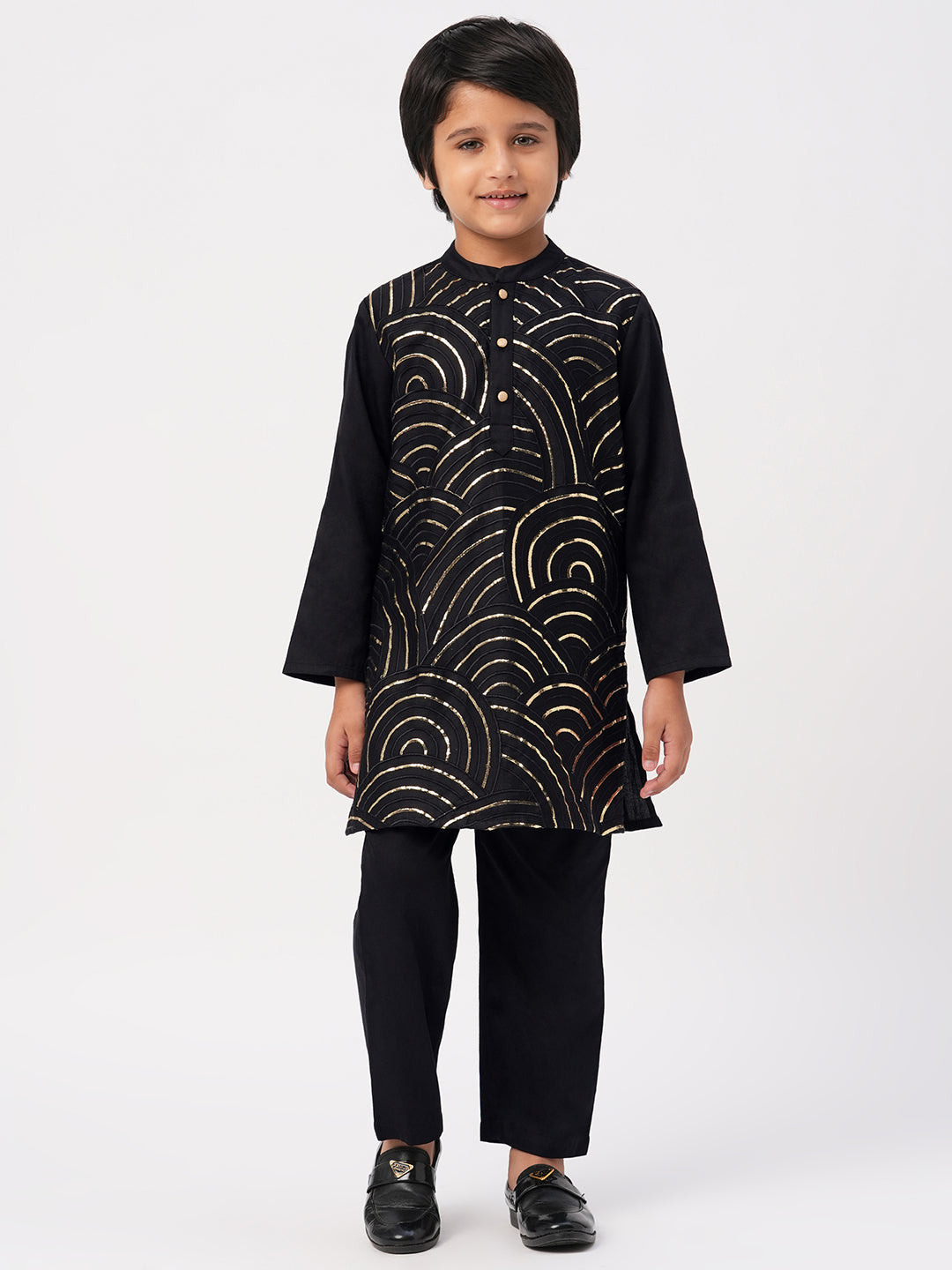 Bollywood Tadka Black  Kurta Pant set for Boys