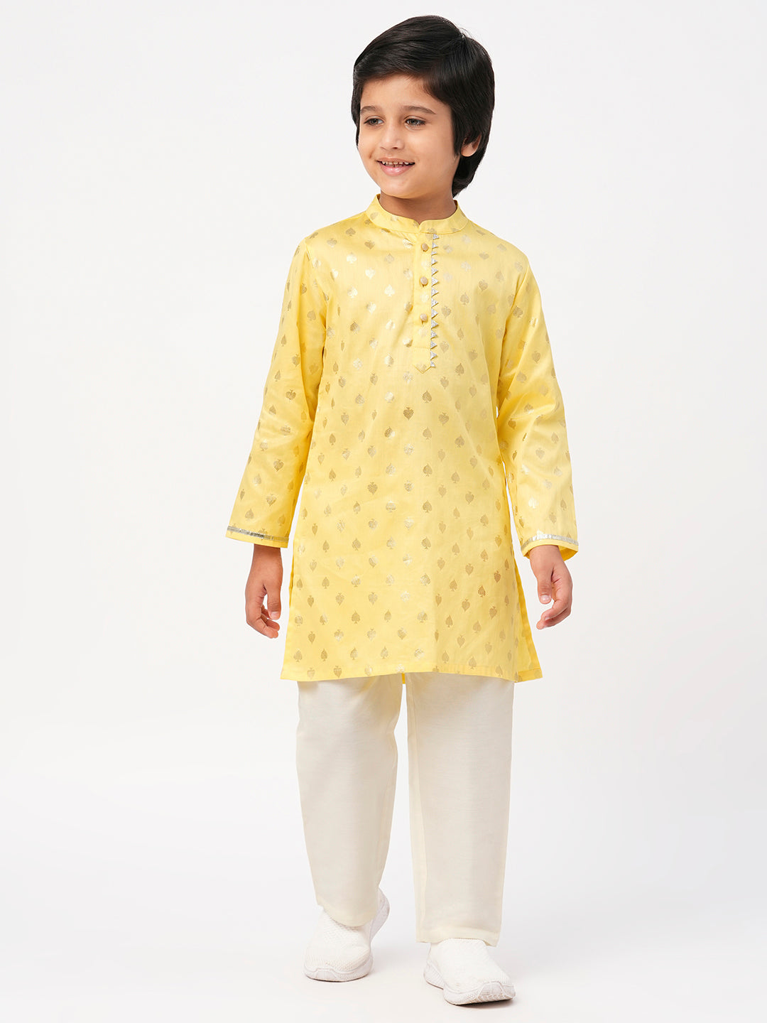 Mehfil Yellow Kurta Pant set for Boys