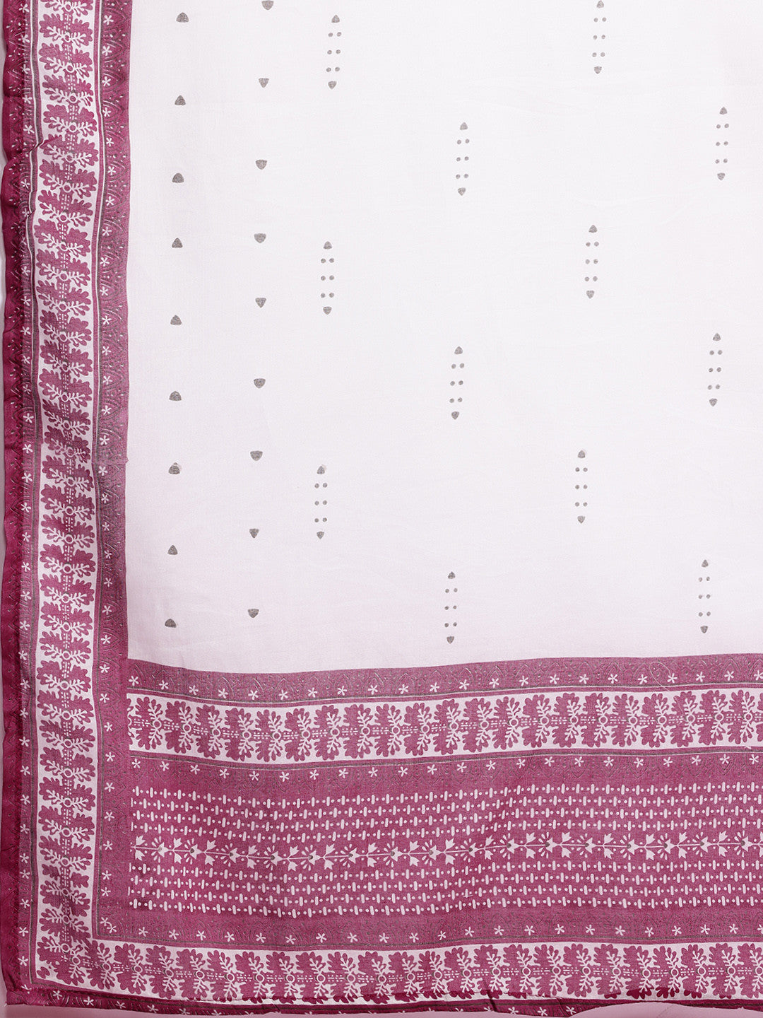 Ethnic Motifs Embroidered Thread Work Kurta with Trousers & Dupatta