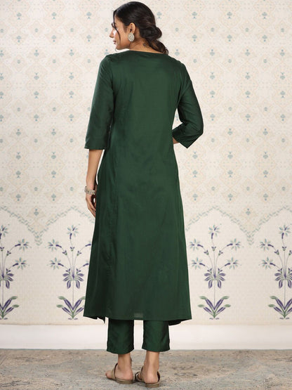 Dhiyona OD  Round Neck Thread Work Kurta