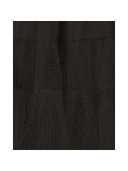 Dhiyona ST Black Can Can Under Skirt for Lehenga