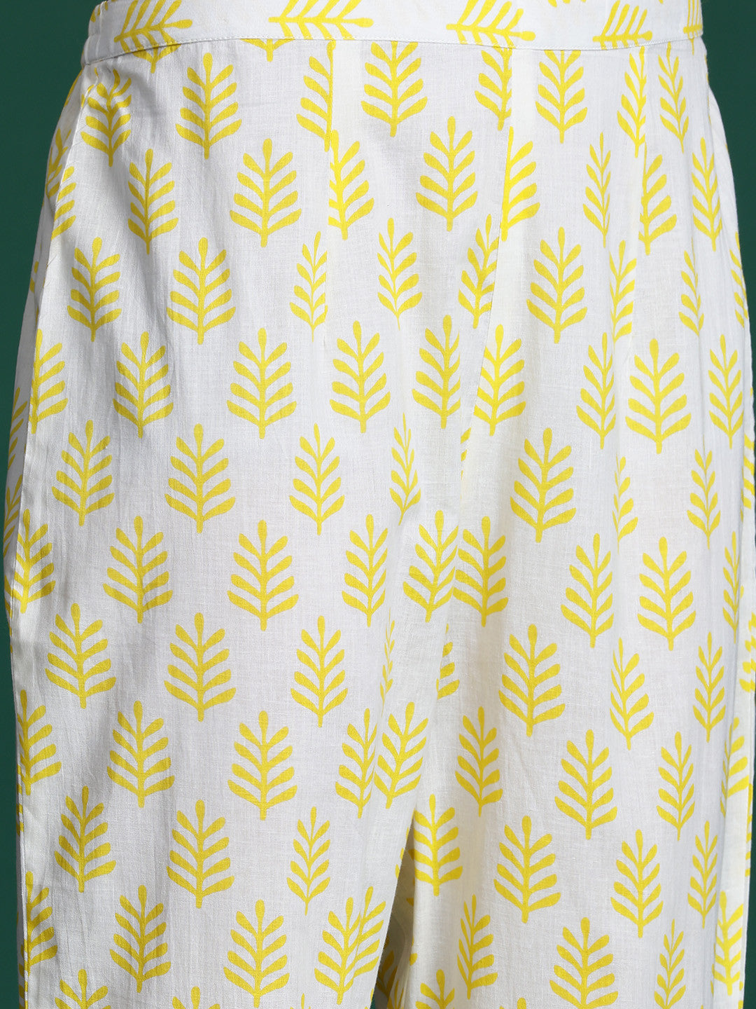 Floral Printed Pure Cotton Kurta with Trousers & Dupatta