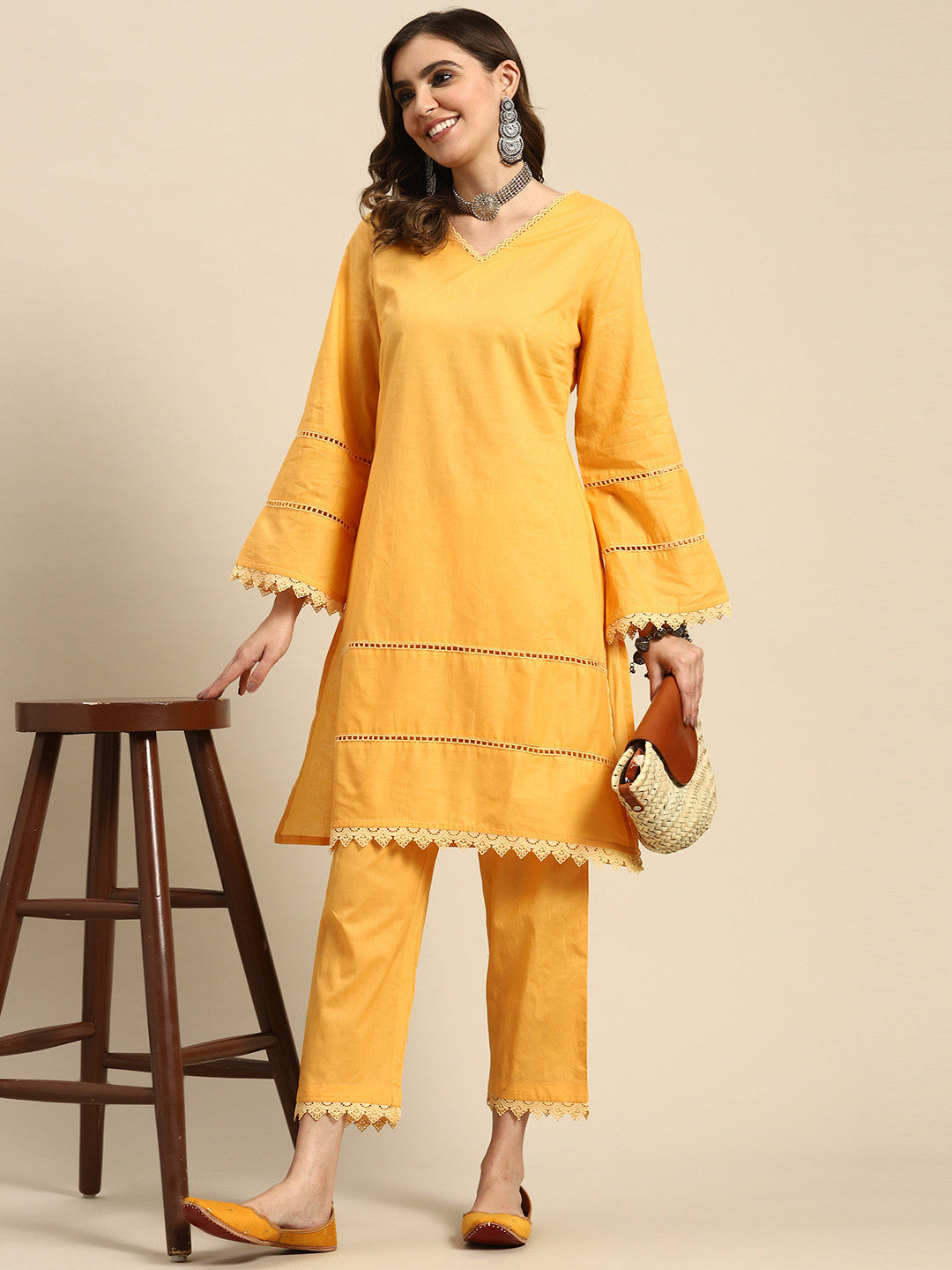 Dhiyona SN Pure Cotton Kurta with Trousers