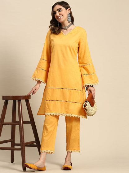 Pure Cotton Kurta with Trousers