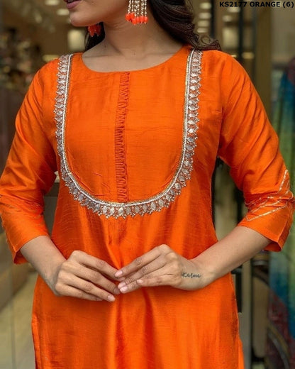 Dhiyona KL Women Regular Kurta with Palazzos & With Dupatta