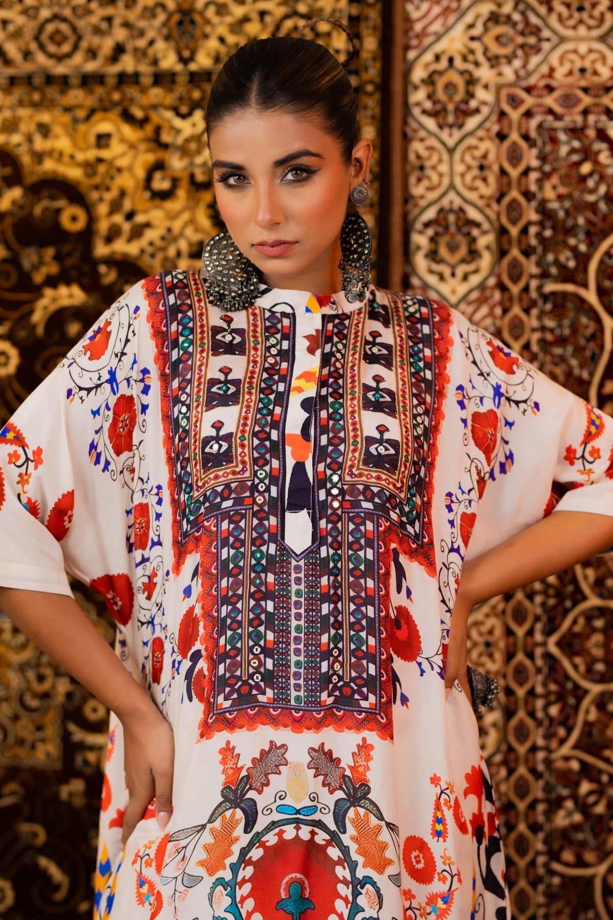 Maurya Vanilla Designer Premium Muslin Kurta Set
