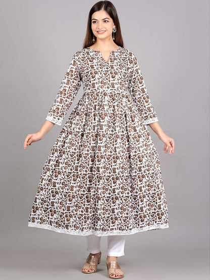Dhiyona KL Printed Kurta with Trousers & Dupatta