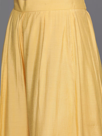 Dhiyona LL Floral Embroidered Sequinned Kurta with Palazzos & Dupatta
