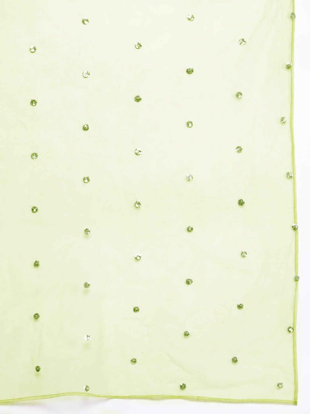 Green Floral Embroidered Regular Chanderi Silk Kurta with Trousers & Dupatta
