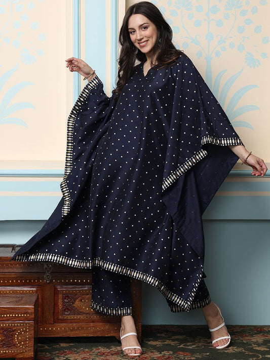 Dhiyona IS Women's Women Printed Regular Kurta with Trousers