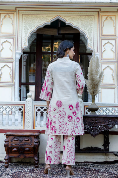 Samiha Rose Cotton Co-ord set