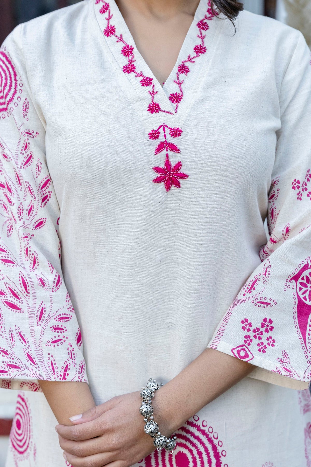 Samiha Rose Cotton Co-ord set