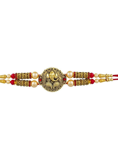 Dhiyona Lord Ganesha Motif Thread Rakhi