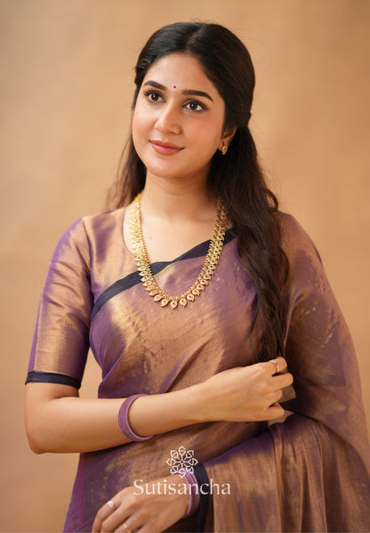 Dhiyona SS Woven Poetry Artisanal Handloom Tissue Cotton Saree
