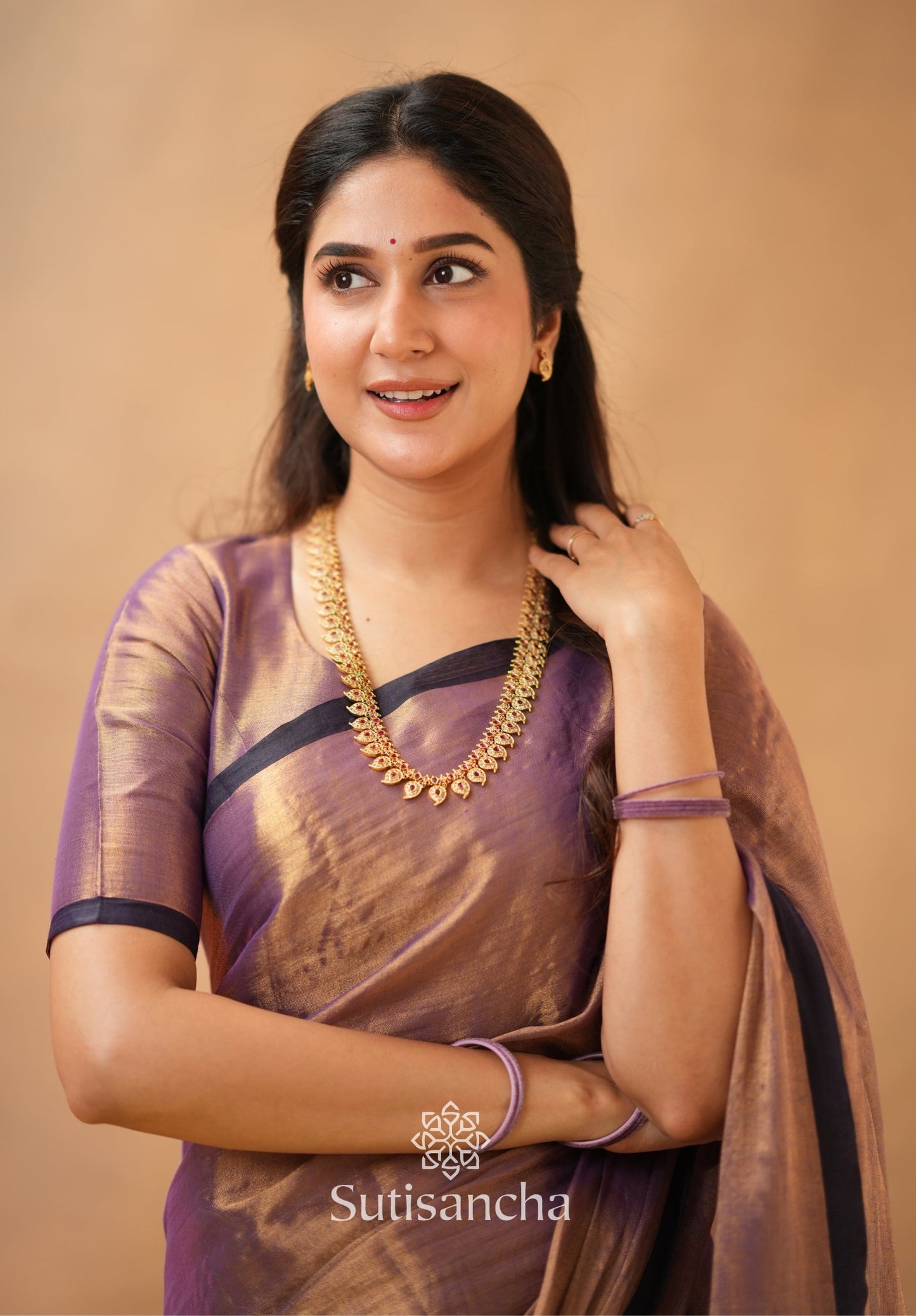 Dhiyona SS Woven Poetry Artisanal Handloom Tissue Cotton Saree