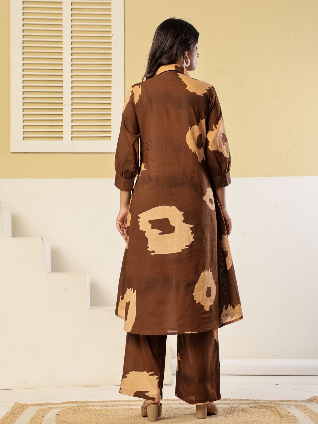Poppi Caramel cotton Co-ord Set