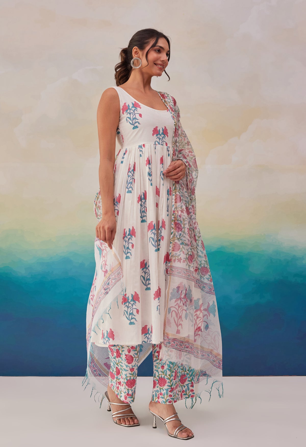 Samragi Pearl Pure Cotton Premium Suit Set