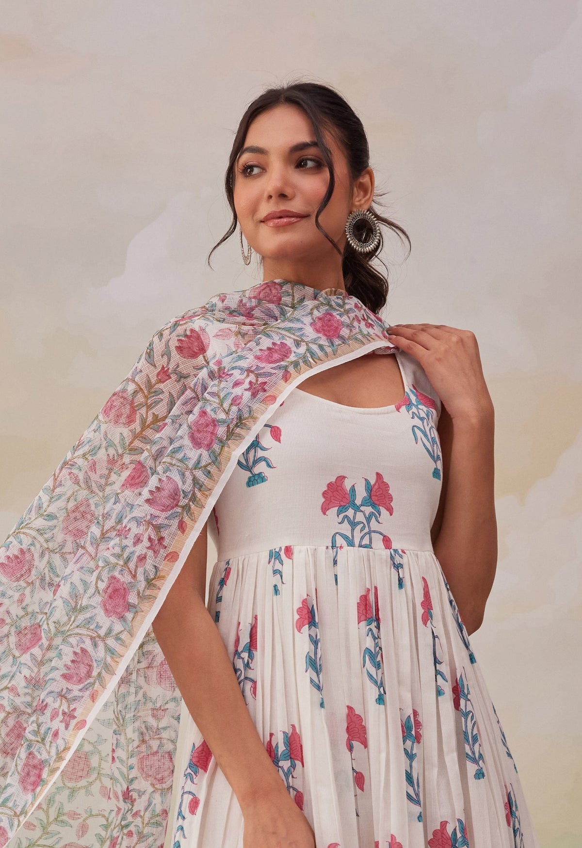Samragi Pearl Pure Cotton Premium Suit Set