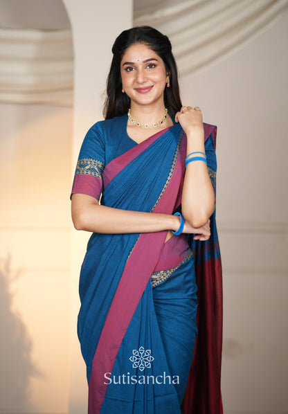 Dhiyona SS The Weaver's Touch: Pure Bengal Cotton Saree with Timeless Appeal