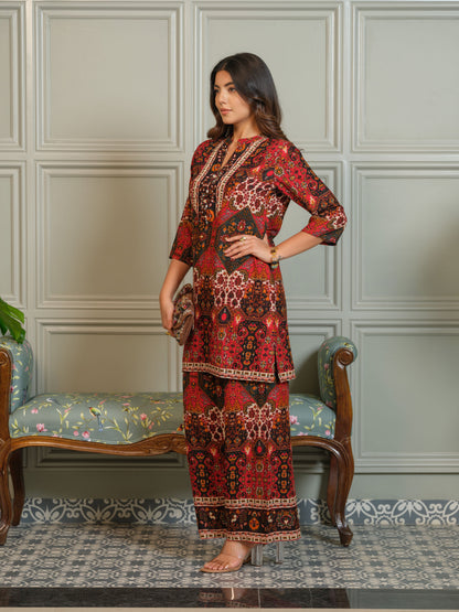 Tashvika carmen Printed Co-ord Set