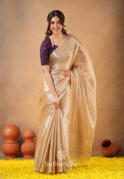 Dhiyona SS Ivory Gold Horizon – Flowing with Regal Charm