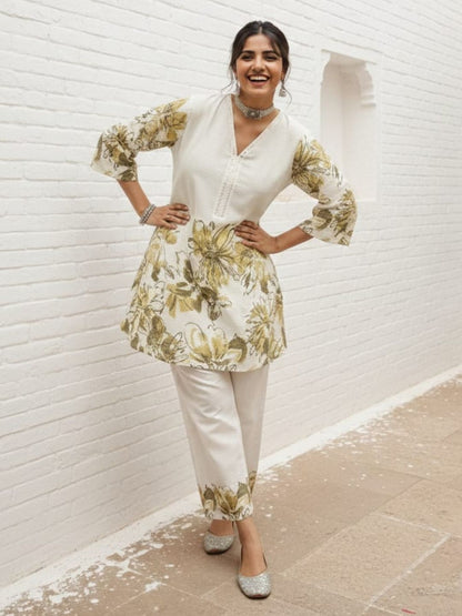 Swades Fern cotton co-ord set