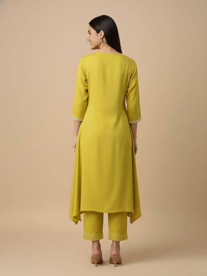 Tanishk Citrus Work Co-ord Set