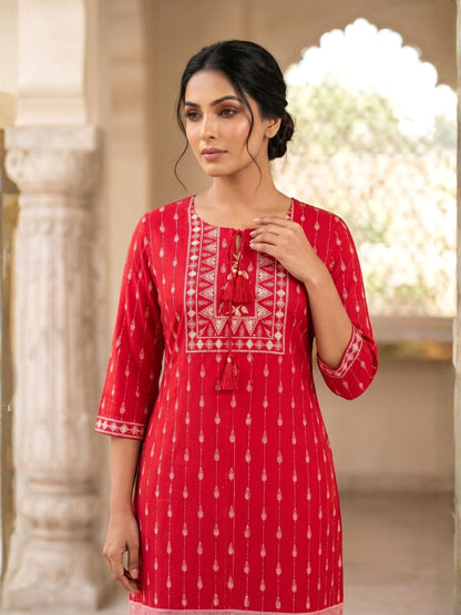 UMA CANDY PRINTED COTTON KURTI