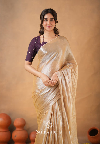Dhiyona SS Ivory Gold Horizon – Flowing with Regal Charm