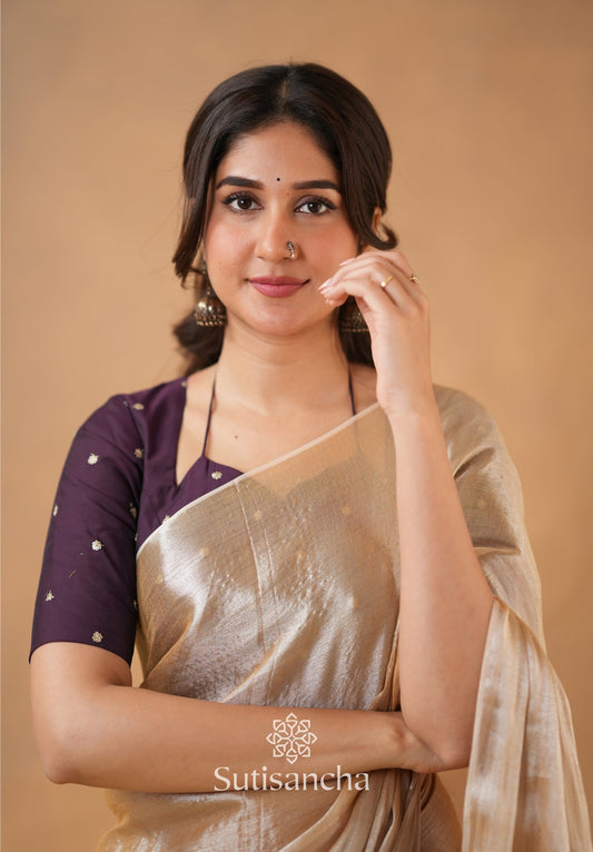 Dhiyona SS Ivory Gold Horizon – Flowing with Regal Charm